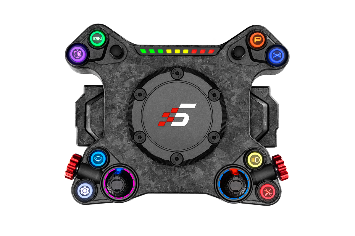 Simagic NEO X Hub with Alpha EVO 12nm Wheel Base and Leather Steering Wheel