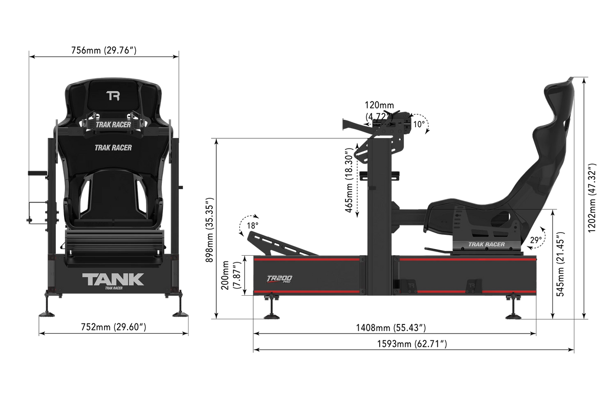 TR200 Pro (TANK) Racing Simulator
