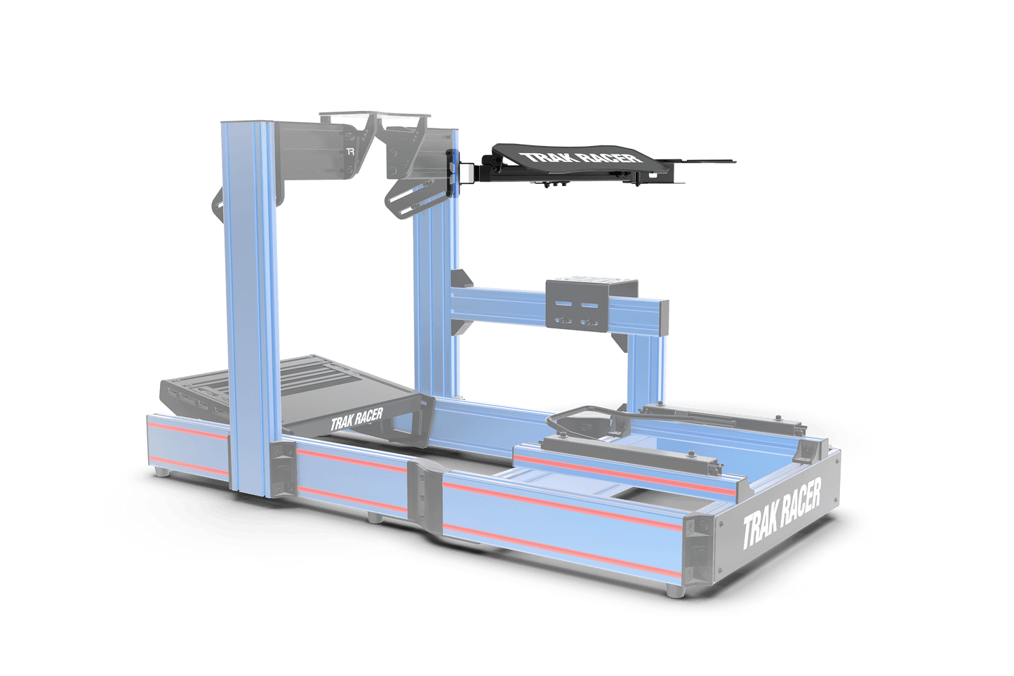 Adjustable Keyboard & Mouse Tray V2 — Universal Mount for Aluminium Extrusion Cockpits