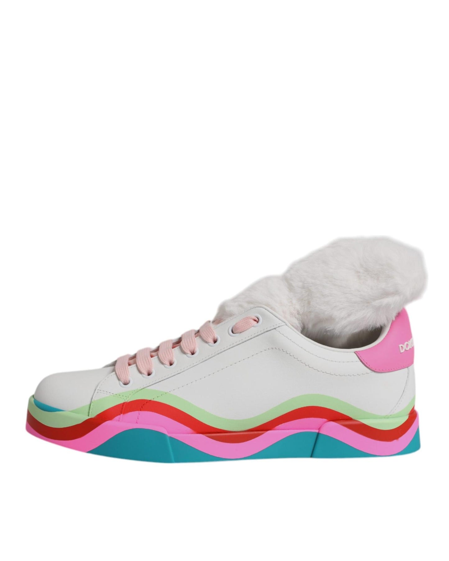 Dolce & Gabbana Women's Multicolor Low Top Trainers Sneakers Shoes - 38.5 EU