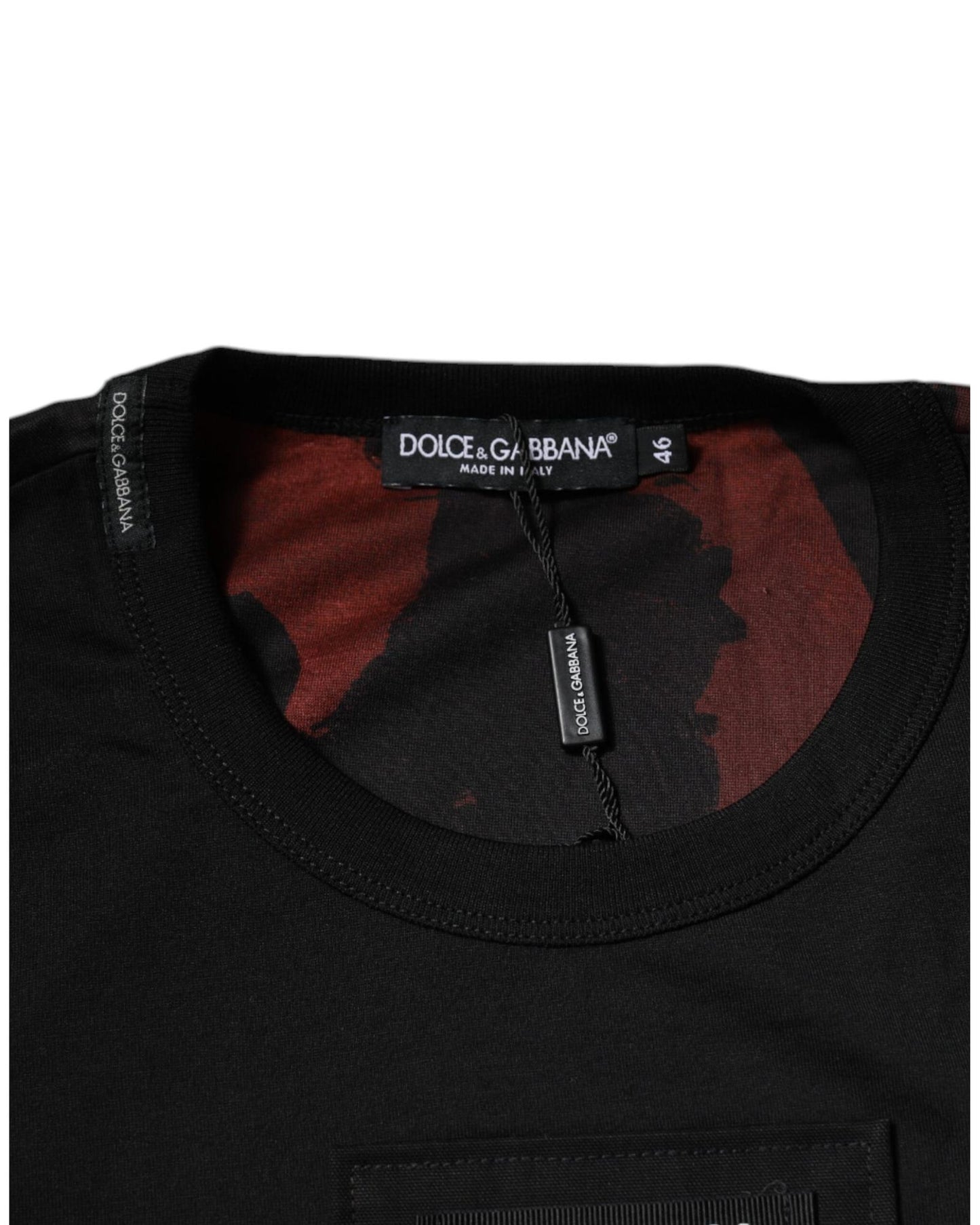 Dolce & Gabbana Men's Multicolor Camouflage Crew Neck T-shirt - 50 IT