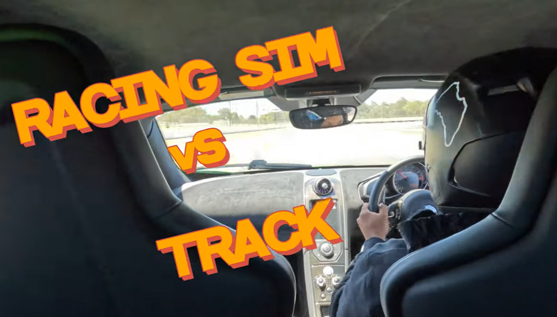 How does a racing sim compare to a real car on the track