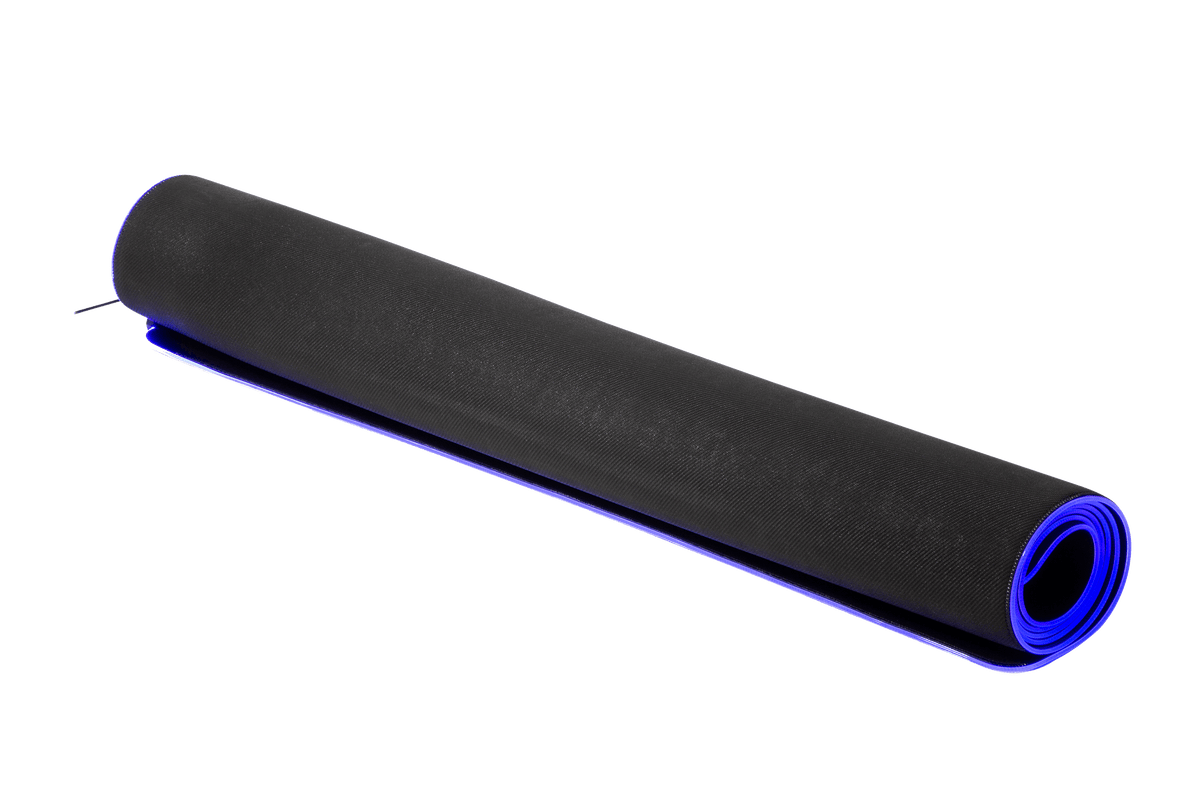 Premium Neoprene Sim Racing Floor Mat with RGB Neon LED Lighting