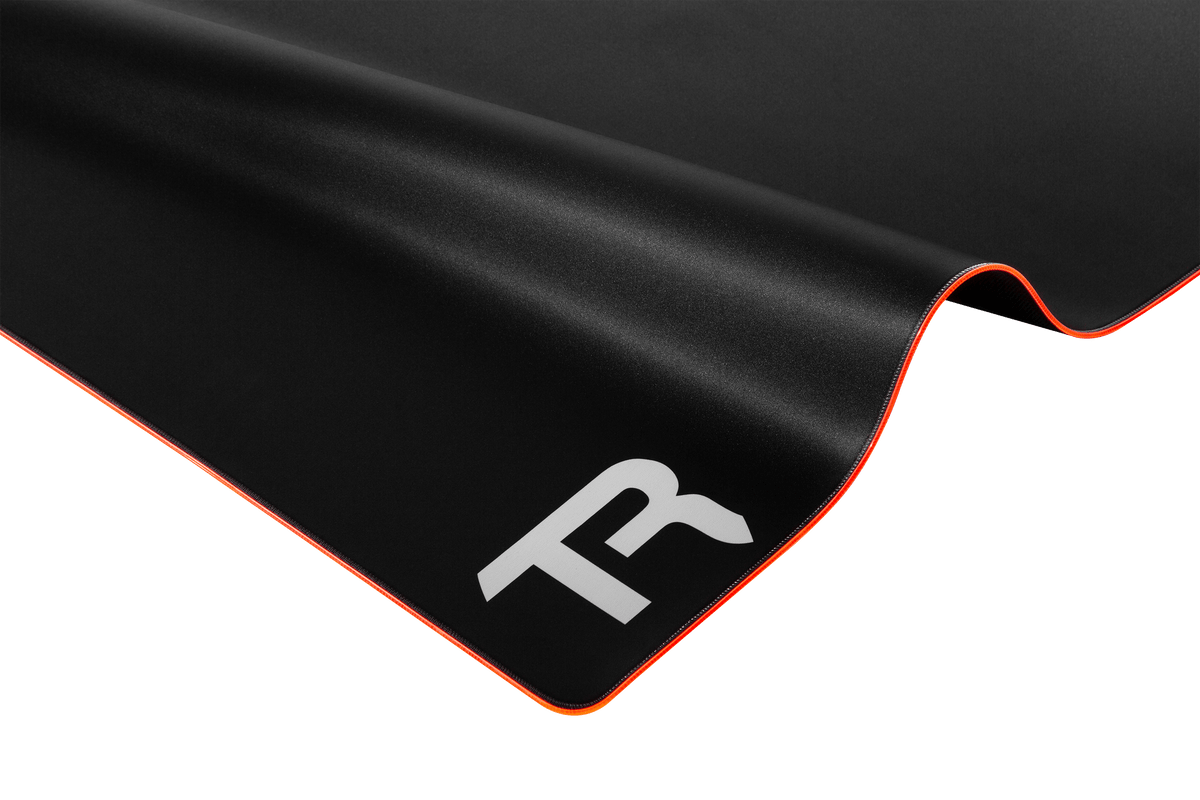 Premium Neoprene Sim Racing Floor Mat with RGB Neon LED Lighting