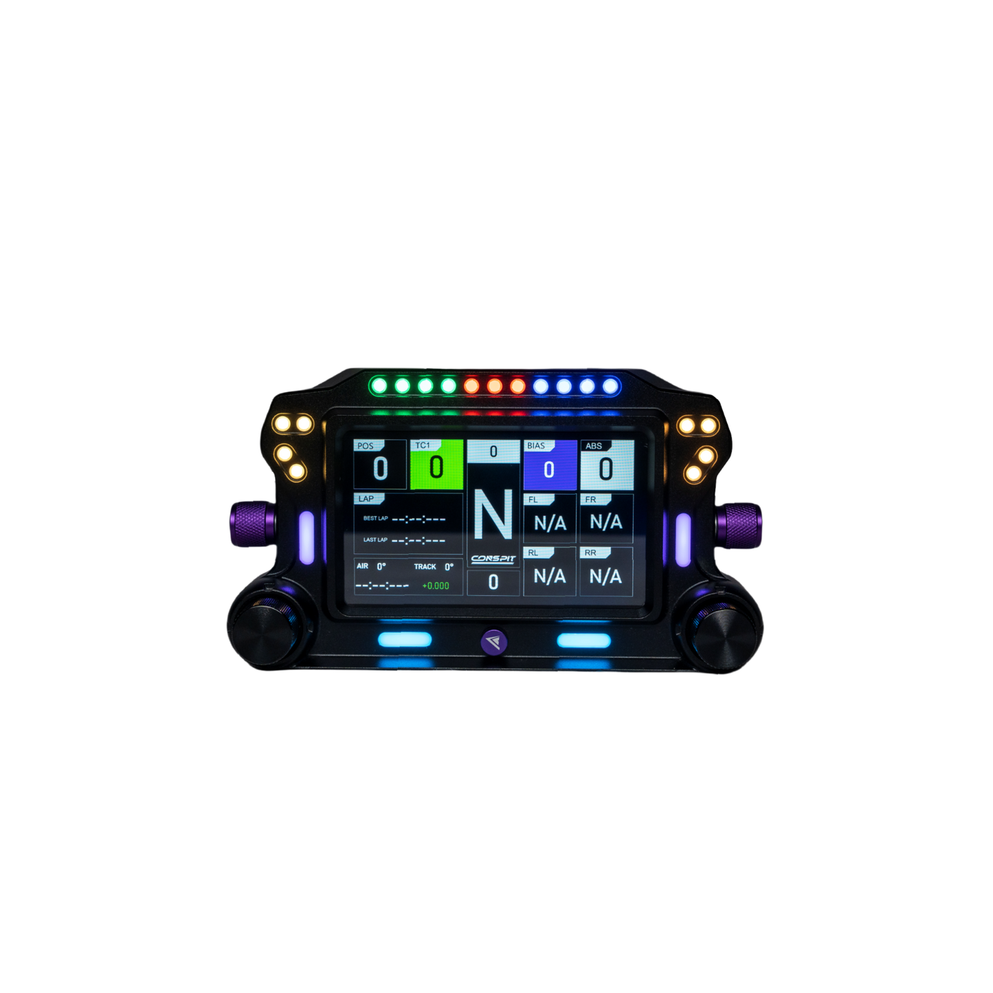 Conspit CSD SimHub Dashboard – 5″ IPS Race Display with RGB Alerts