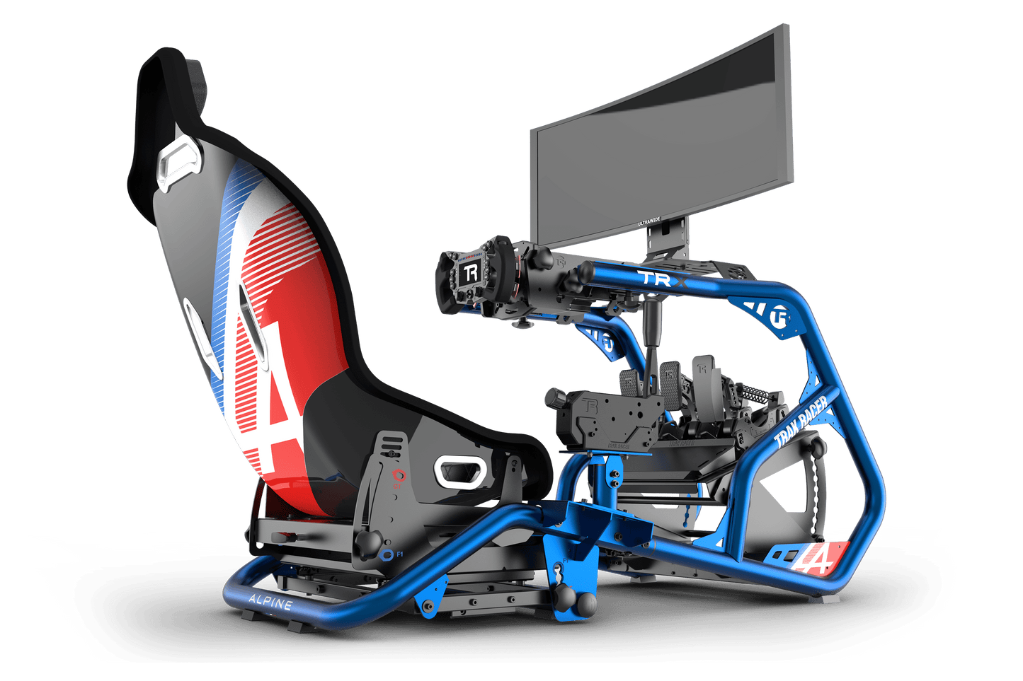 Universal Gear Shifter Mount for Alpine Racing TRX - Blue