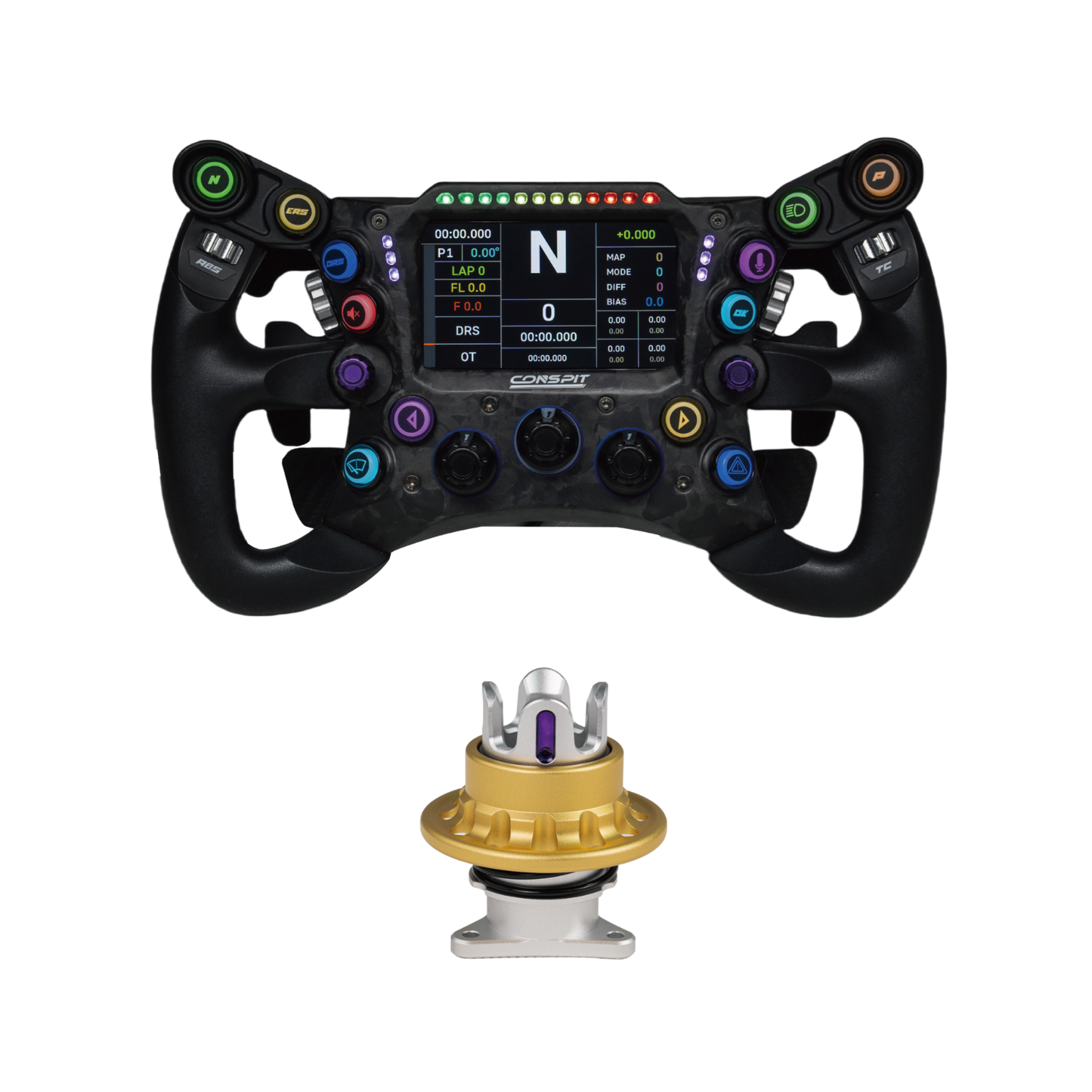 Conspit 290GP Formula Steering Wheel – 3D Ergonomic Formula-Class Wheel