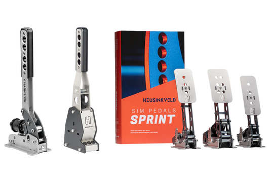 Bundle - Heusinkveld Sprint 3-Pedal Set, Heusinkveld Handbrake and Heusinkveld MagShift