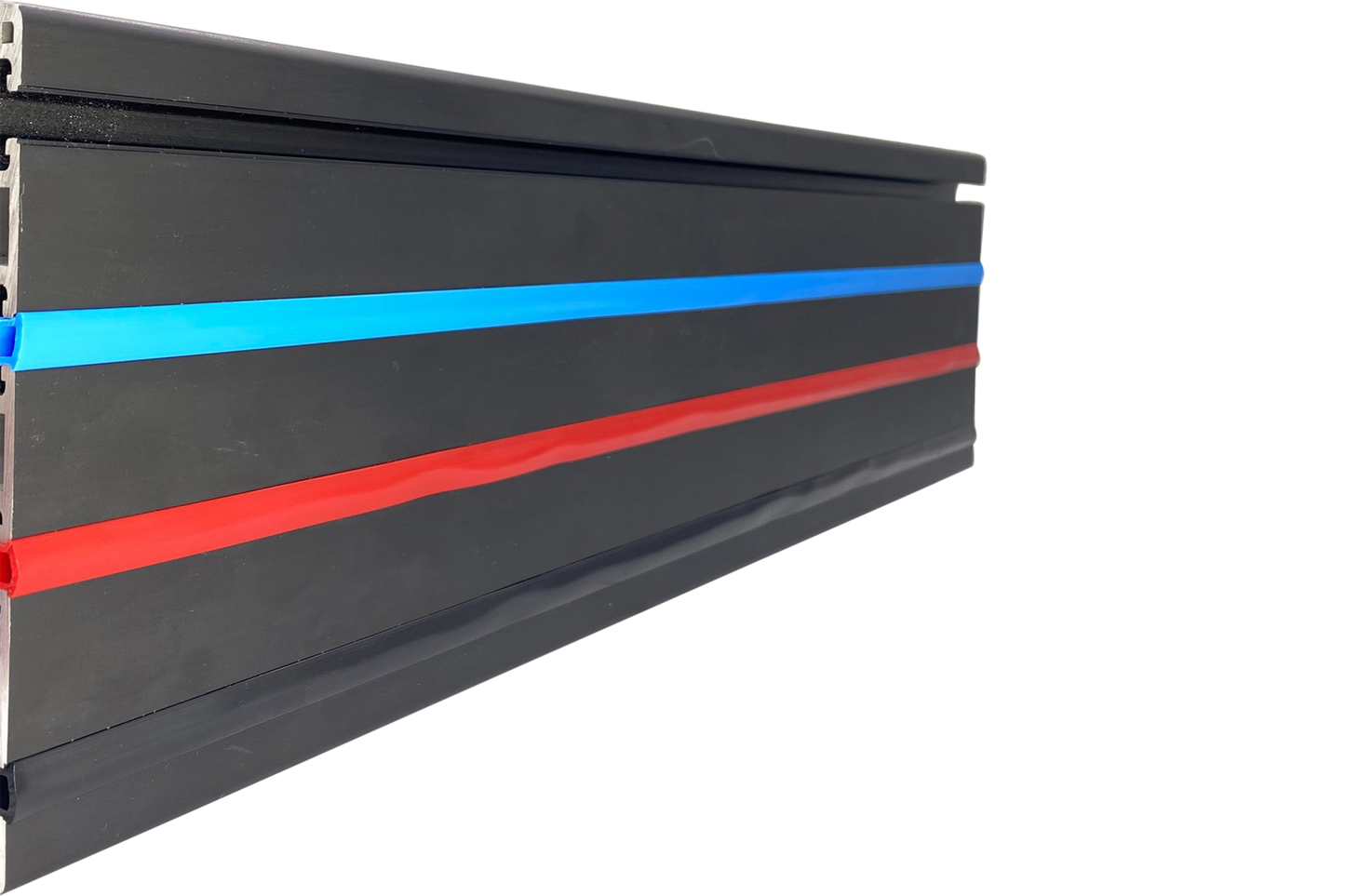 2m/79" Blue Rubber Dust/Design Strip – Anti-Slip Protective Edge Trim for Aluminium Profile Sim Rigs