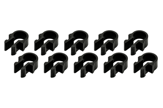 Cable Management Clip Set (10 Clips) for 8mm Slot Extrusion Profiles