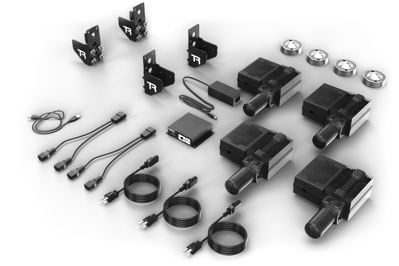 D-BOX G5 4250i Motion System with 4 Haptic Actuators with Mounting Brackets
