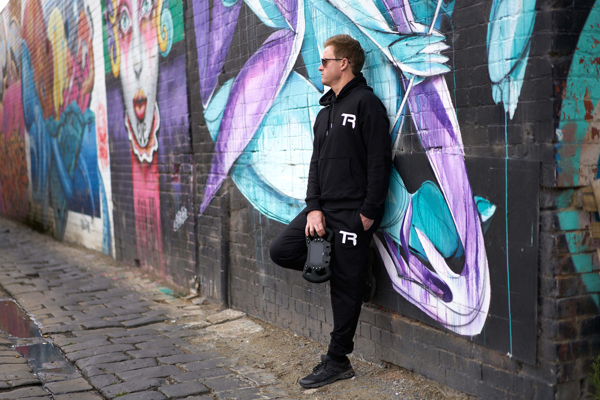 TR Monogrammed Cotton Hoodie