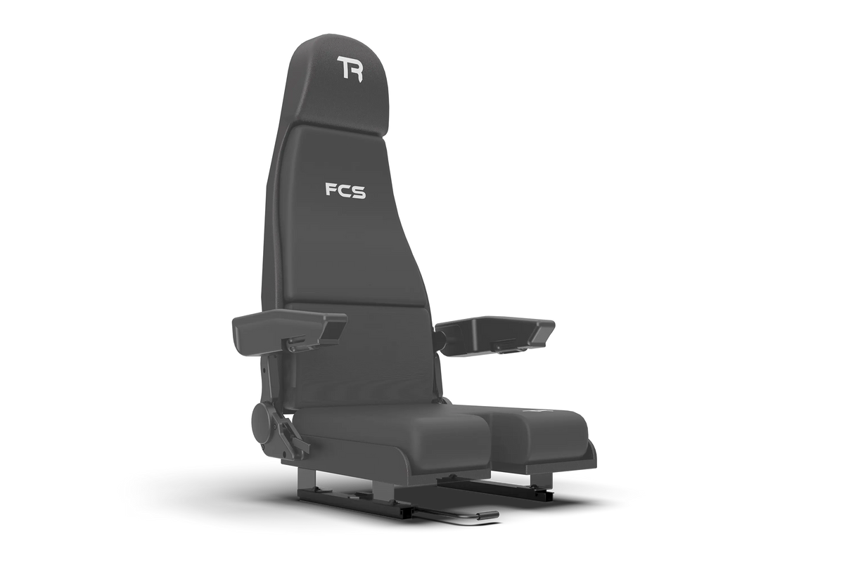 Universal Compact Seat Slider Kit — Low-Profile Adjustable Seat Rail for Sim Racing & Flight Sim Cockpits
