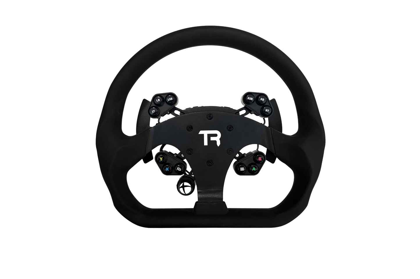 330mm/13" Flat-Bottom GT Sim Racing Wheel – Aluminium with Durable Silicon Hand Grips