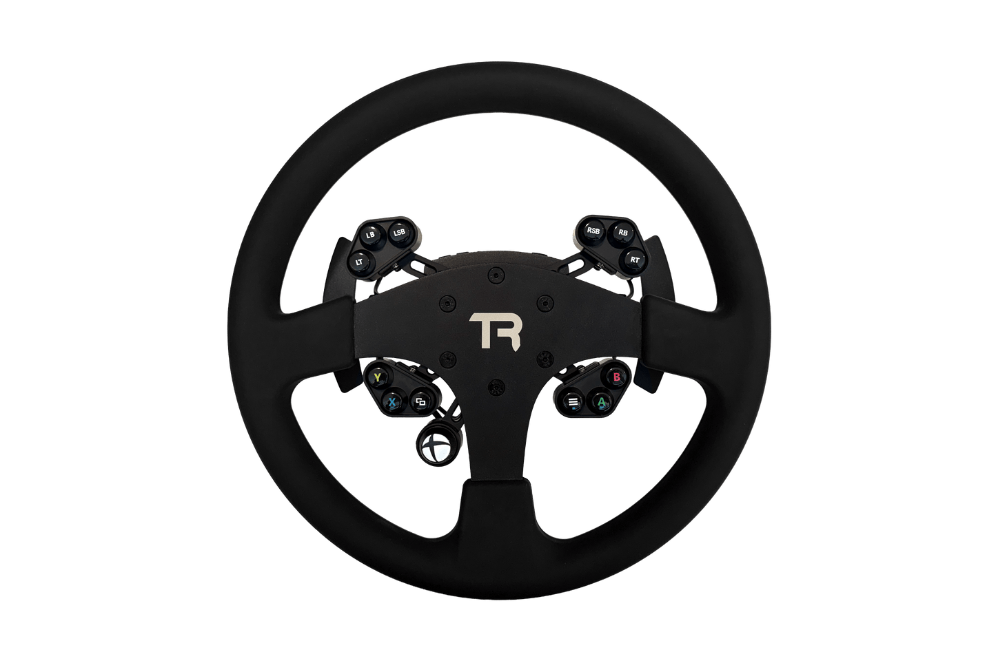 330mm/13" Round Sim Racing Wheel – Aluminium with Durable Silicon Hand Grips