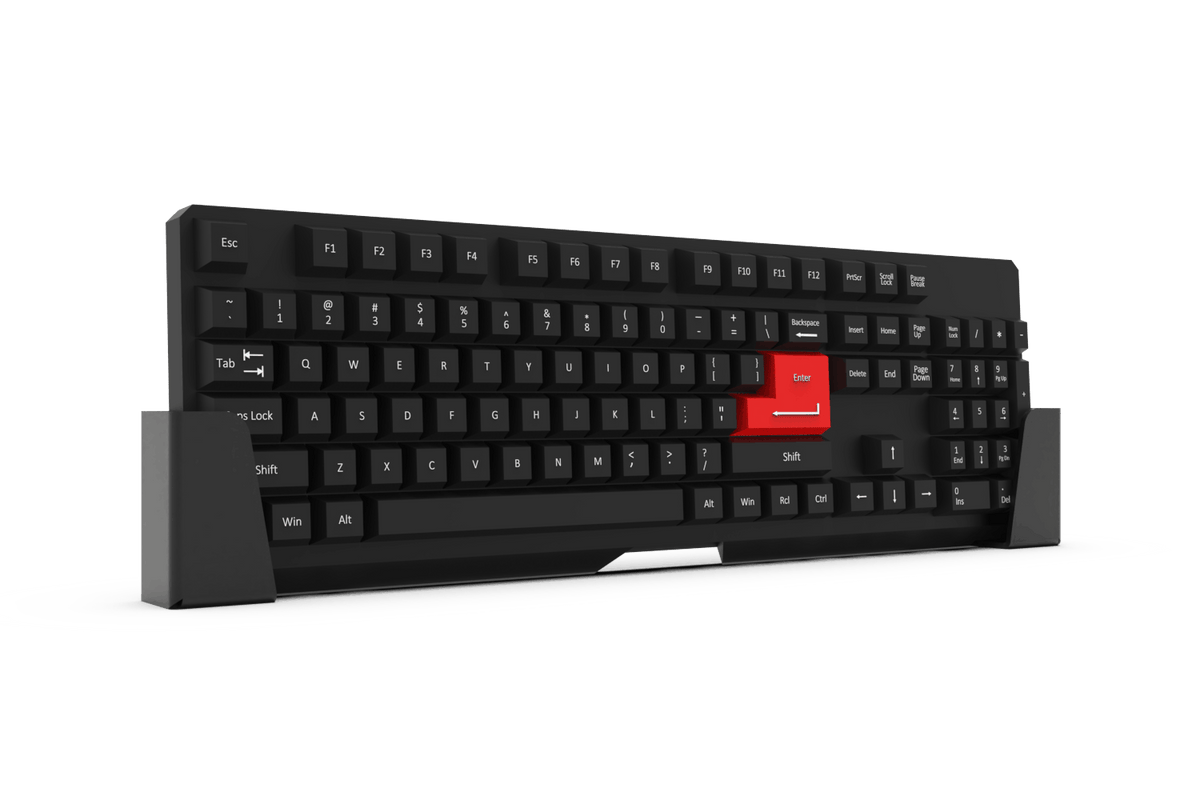 Universal Sim Racing & Flight Simulator Keyboard Holder for Aluminum Cockpits
