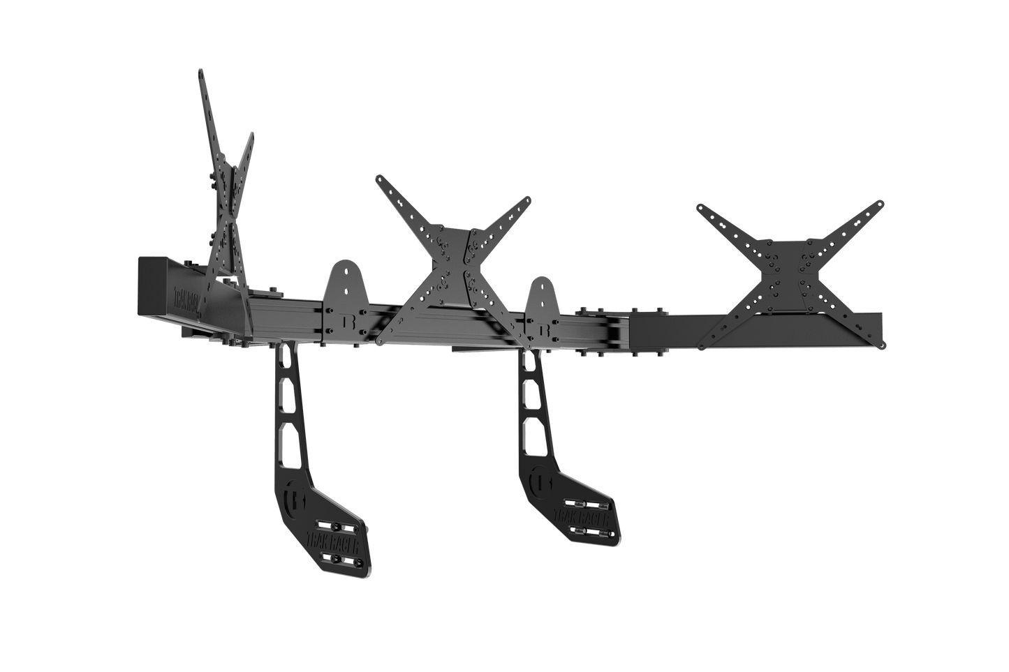 Cockpit-Mounted Triple (3) Monitor Stand – Up to 45" Displays for Sim Racing, Flight Simulation & Truck Simulators