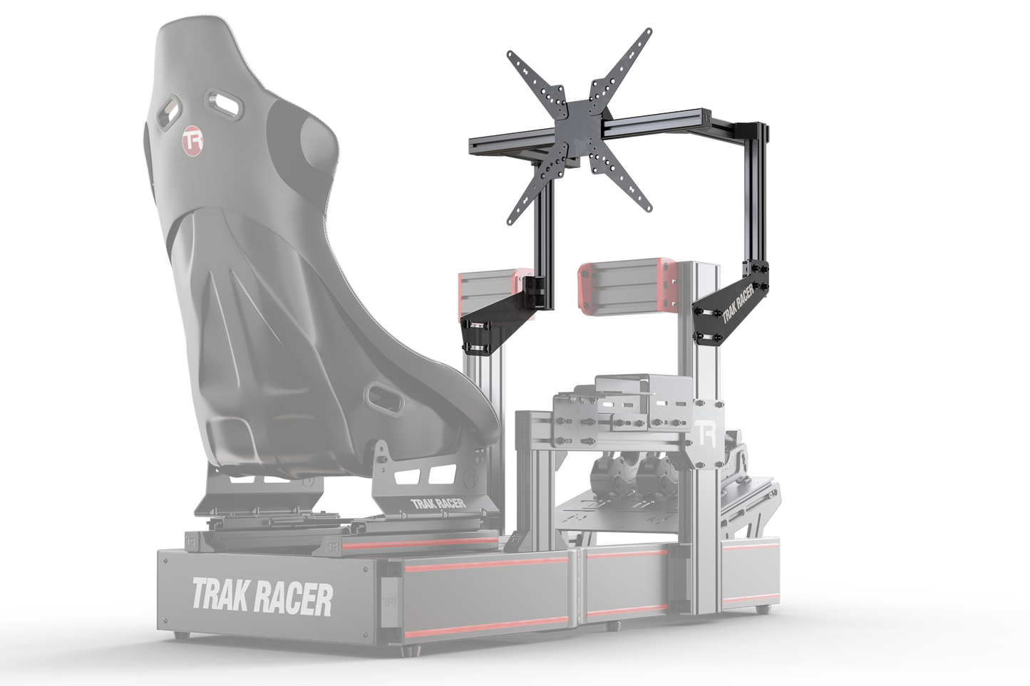 Cockpit-Mounted Single Monitor Stand (Lite) — Compact Monitor Mount for Sim Racing & Flight Sim Rigs