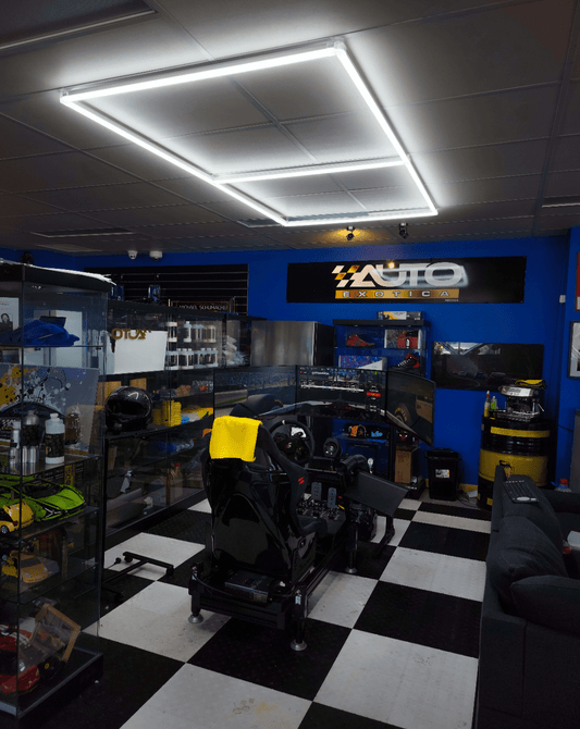 Showroom / Garage modular LED Grid  Nano Lighting - Type T