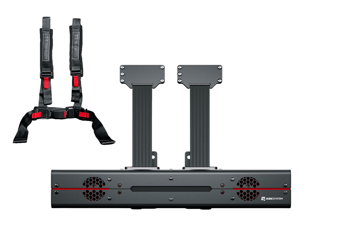 Qubic System QS-BT1 Direct Drive Seat Belt Tensioner with Optional Trak Racer Seat Harness