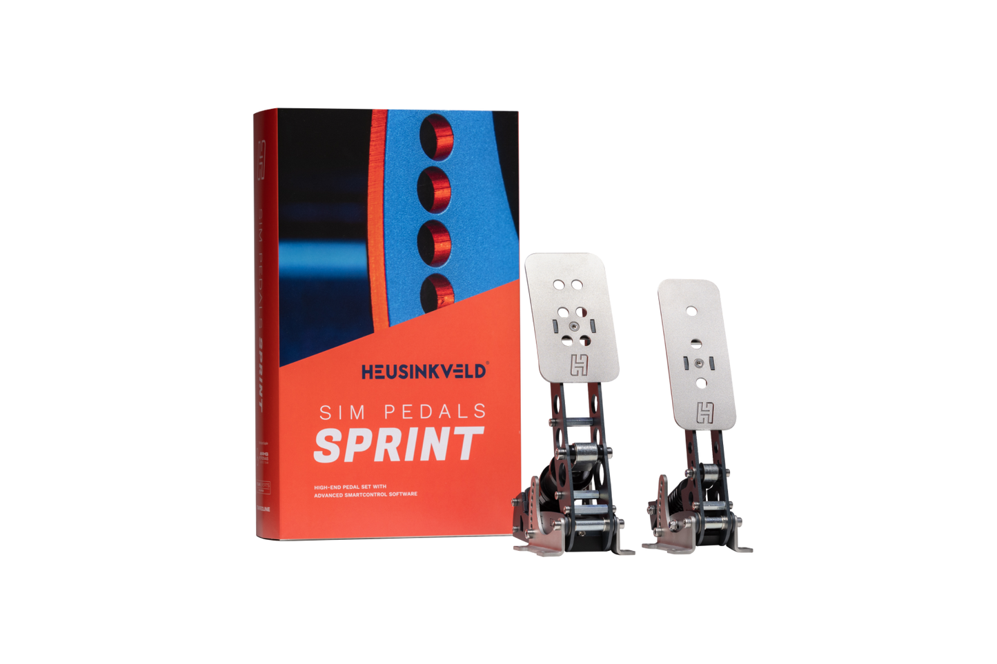 Heusinkveld Sprint 2-Pedal Set (Black) – Professional Sim Racing Brake & Throttle Pedals | Load Cell Precision