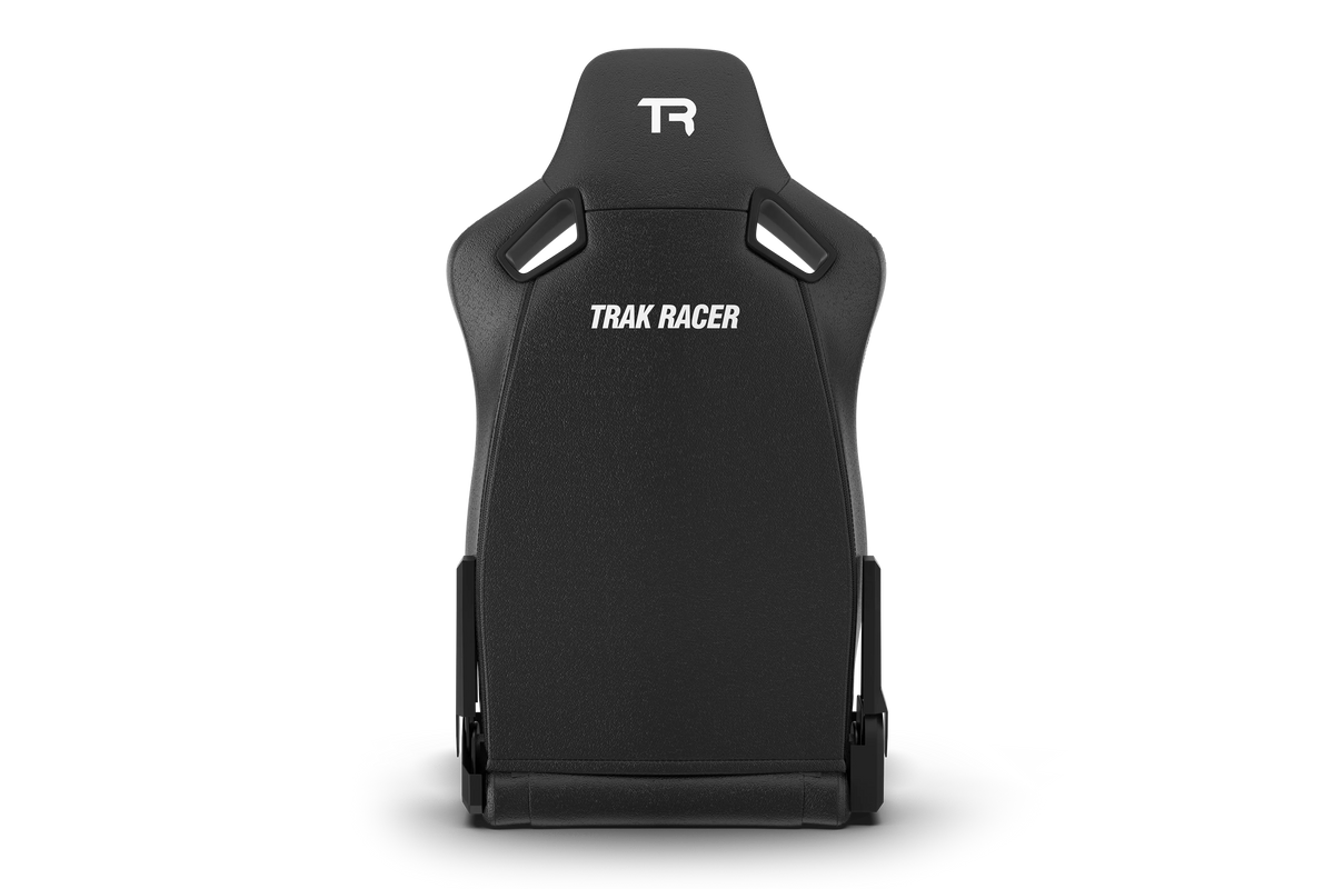 RE2 Dual-Lock Reclining Sim Racing Seat - Black Diamond-Stitched Leather-Style