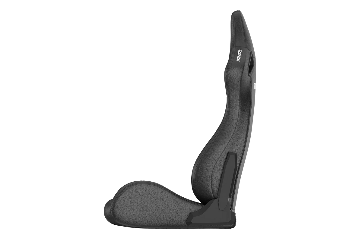 RE2 Dual-Lock Reclining Sim Racing Seat - Black Diamond-Stitched Leather-Style
