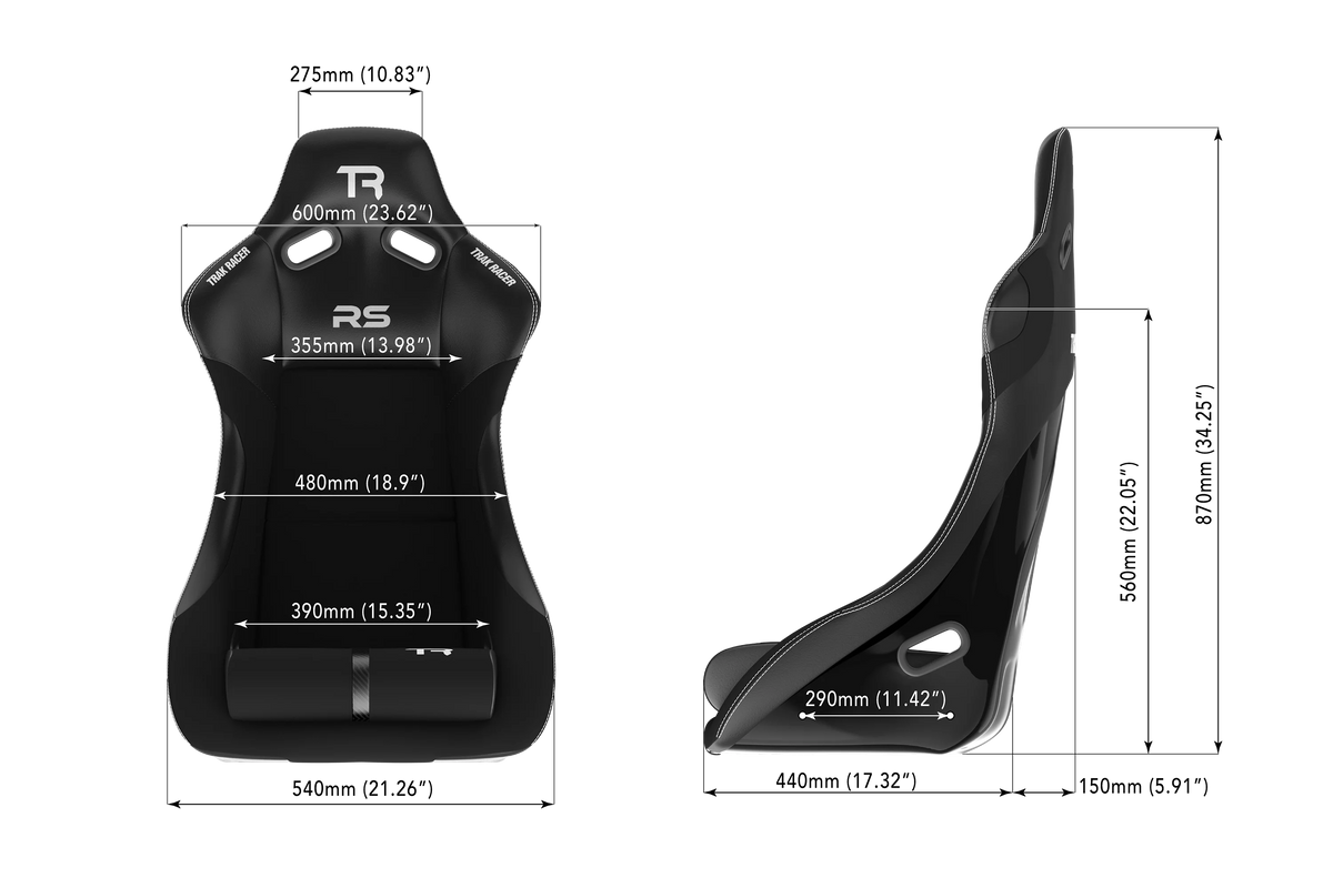 RS GT Rally-Pro Racing Bucket Seat - Fiberglass