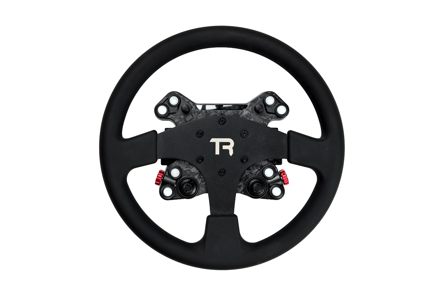 330mm/13" Round Sim Racing Wheel – Aluminium with Durable Silicon Hand Grips