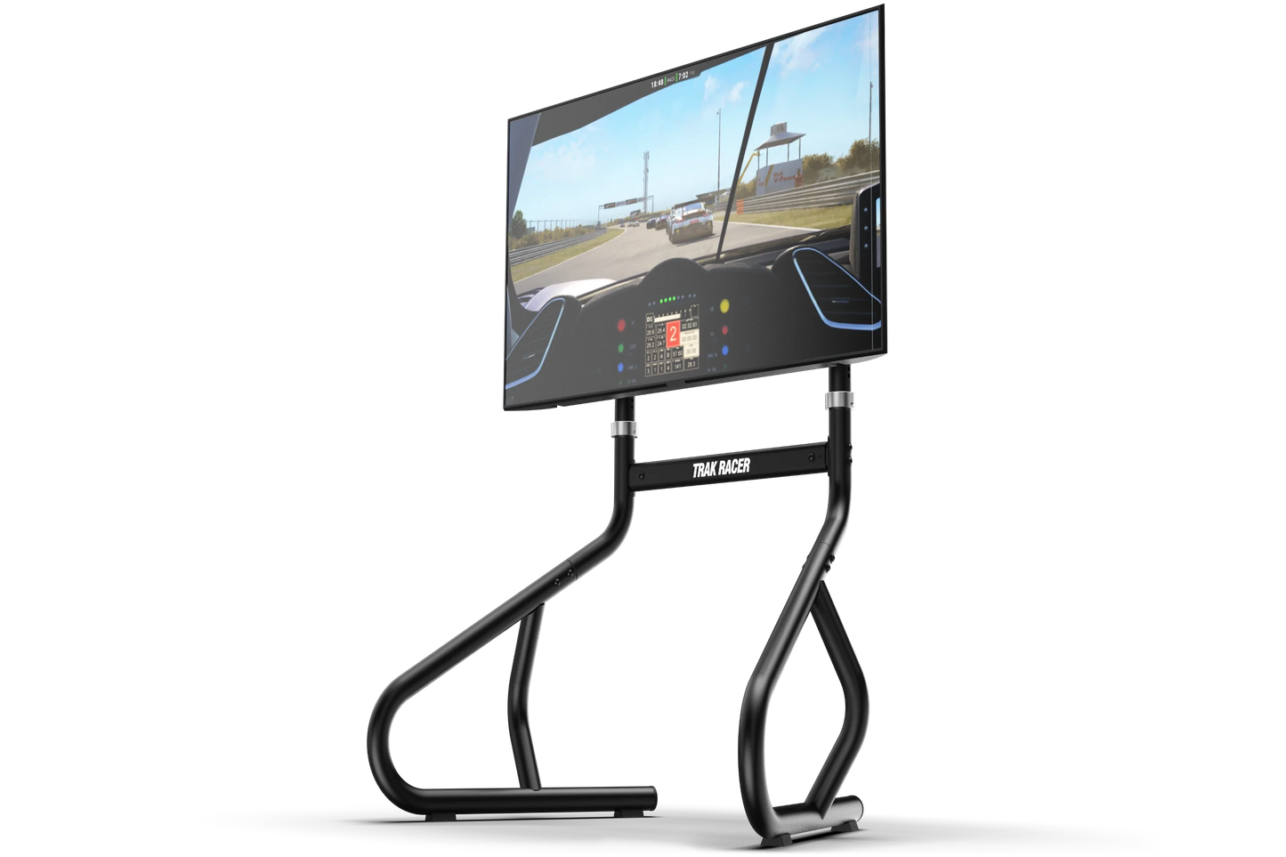 Freestanding Single Monitor Stand - Supports up to 80" Display
