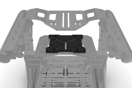 TR-One Wheel Mount Plate Adapter for Asetek Wheelbases
