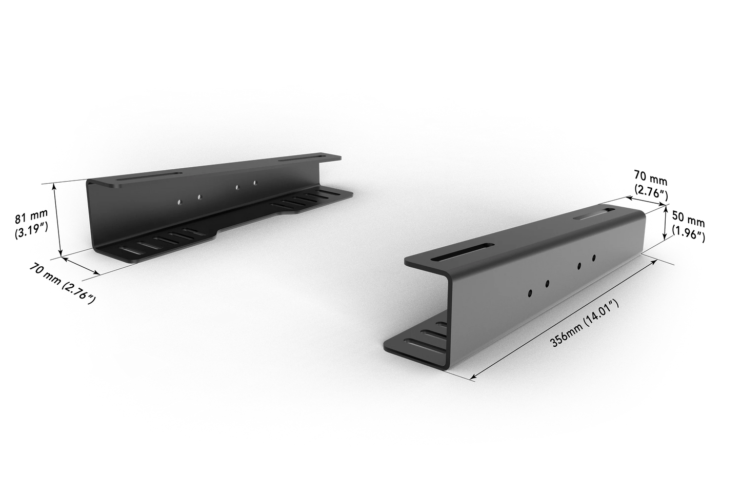 Seat Bracket Set for Recline Seats (WITHOUT Angle Adjustment)