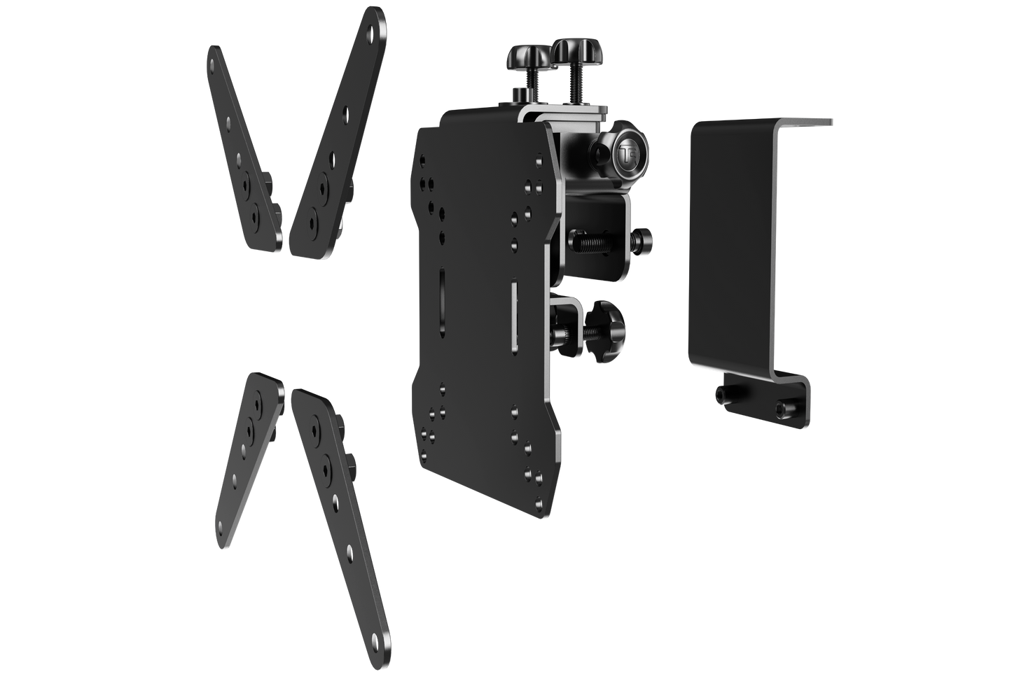 Variable Adjustment VESA Adapter Kit — Tool-Free Monitor Alignment for Triple Monitor Stands