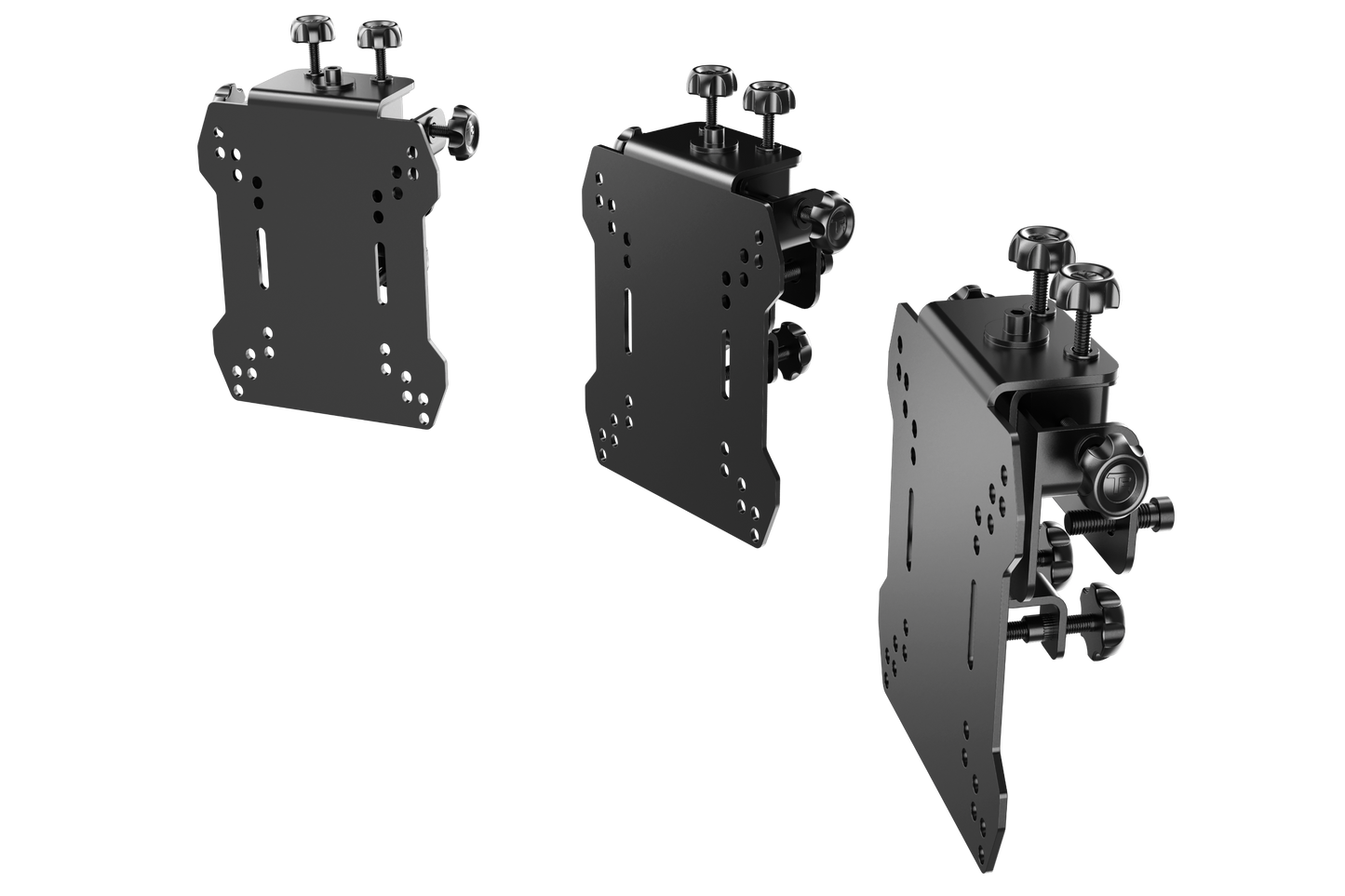 Variable Adjustment VESA Adapter Kit — Tool-Free Monitor Alignment for Triple Monitor Stands
