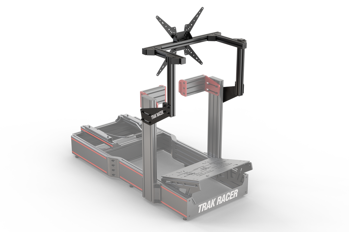 Cockpit-Mounted Single Monitor Stand (Lite) — Compact Monitor Mount for Sim Racing & Flight Sim Rigs