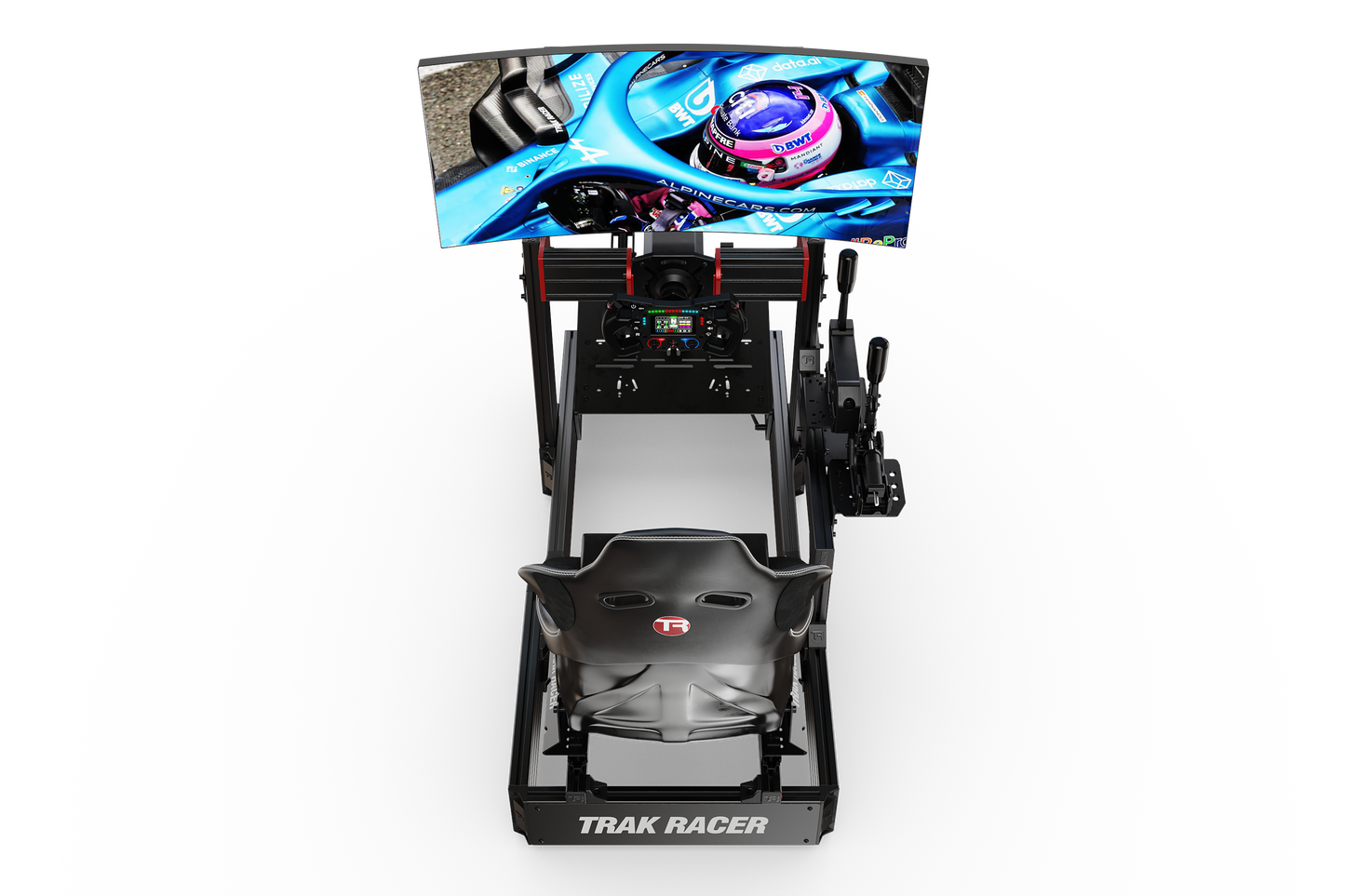 Cockpit-Mounted Single Monitor Stand (Lite) — Compact Monitor Mount for Sim Racing & Flight Sim Rigs