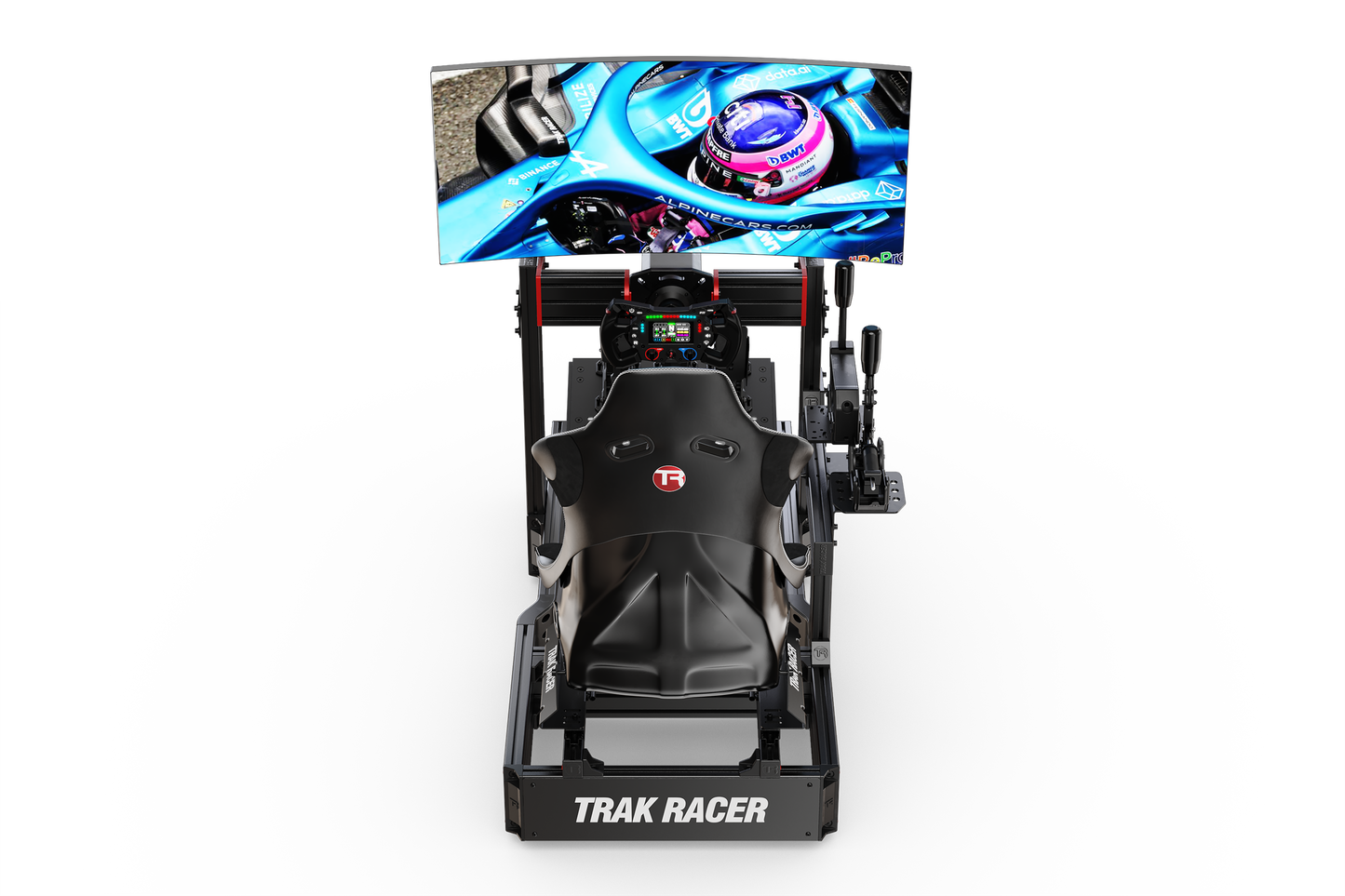 Cockpit-Mounted Single Monitor Stand (Lite) — Compact Monitor Mount for Sim Racing & Flight Sim Rigs