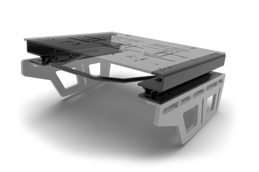 Quick-Adjust Dual Locking Pedal Slider System — For Trak Racer Extrusion Pedal Mounting Plates