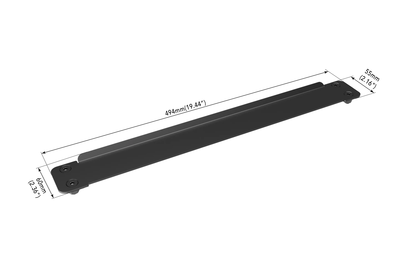 Trak Racer TR40S Adjustable Pedal Heel Plate