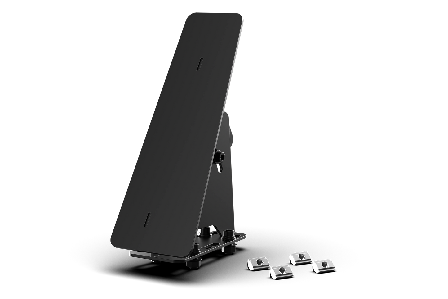 Universal Sim Racing Footrest — Left Foot Rest for Extrusion & Pedal Plate Mounting