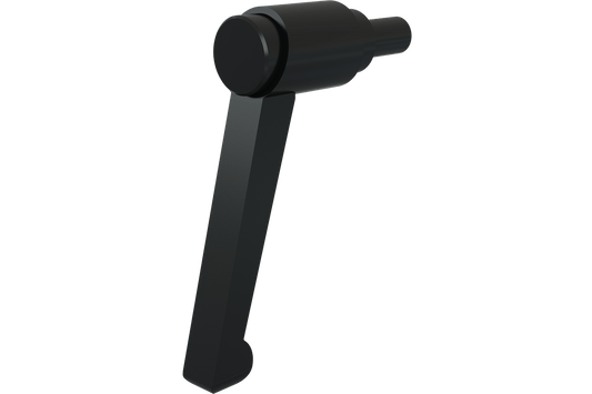 Set of 2 8mm Screw with Black Aluminium Handle