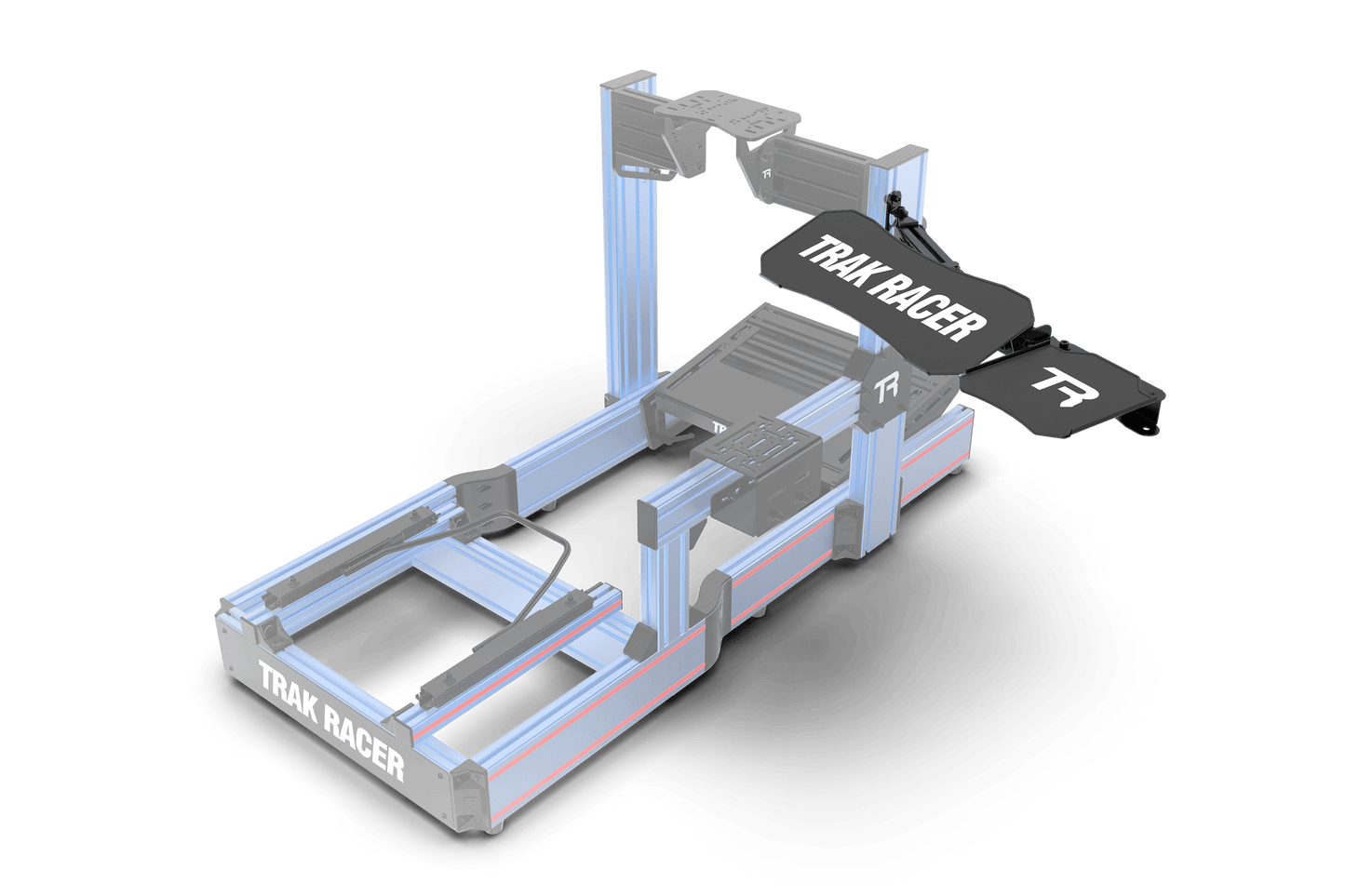 Adjustable Keyboard & Mouse Tray V2 — Universal Mount for Aluminium Extrusion Cockpits