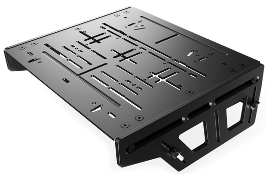 Universal Pedal Mount System with Pre-Drilled Pedal Plate