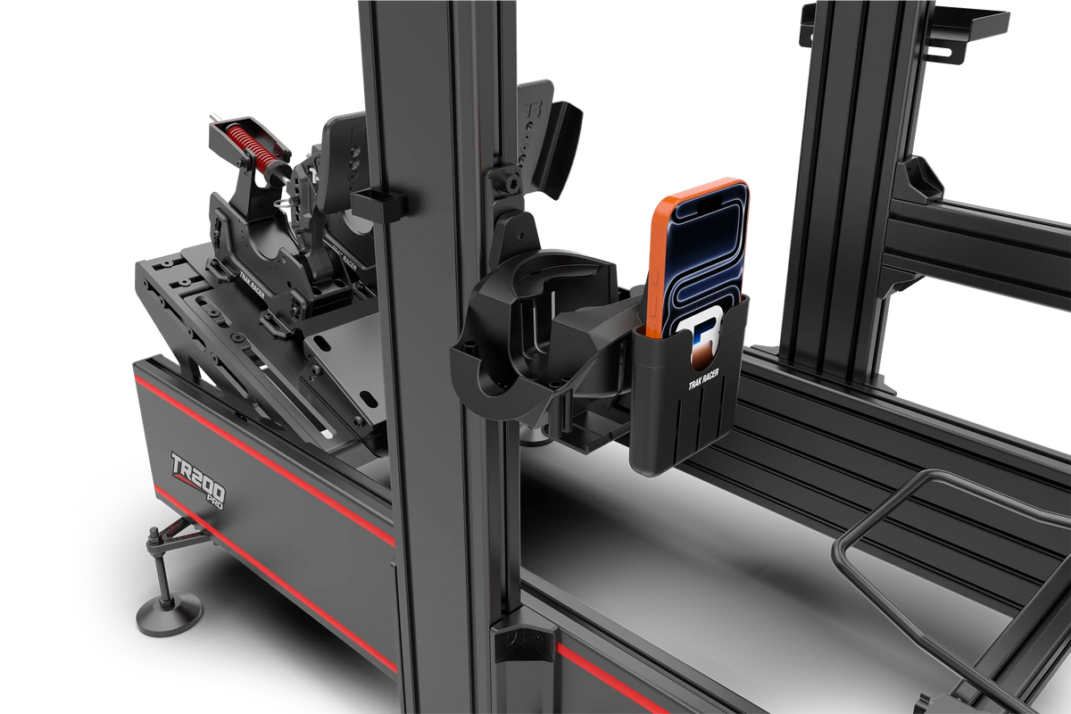 Universal VR Headset, Headphone, Drink, Phone & Tool Holder Mount for Sim Racing and Flight Simulation Cockpits