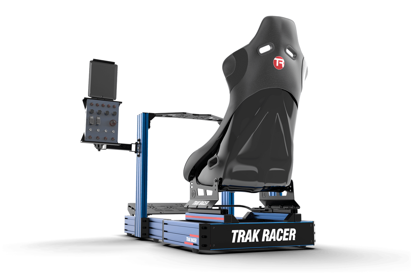 Tablet & Button Box Holder V2 — Universal Swivel Mount for Sim Racing & Flight Sim Rigs