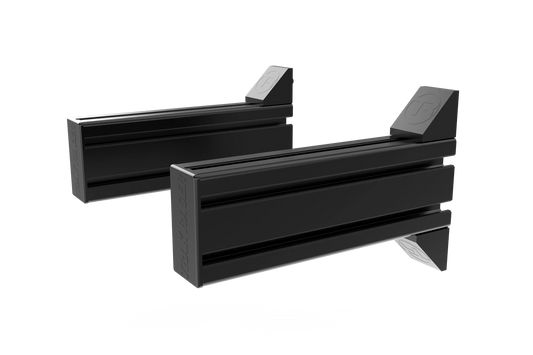 Set of 2 Universal Side Mount Supports — 240mm/9.45" (80x40mm / 3.15" x 1.57") for Sim Racing & Flight Sim Rigs
