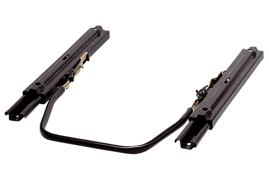 Universal Dual-Lock Seat Slider Kit — 110mm (4.33") Adjustable Seat Rail for Sim Racing