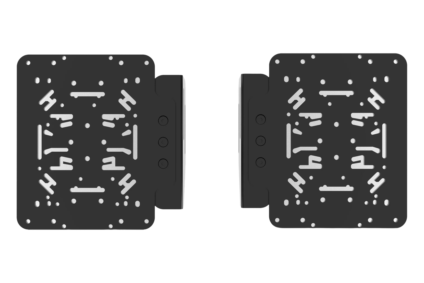 Left/Right HOTAS Flight Sim Mounts for FS3 & Extrusion Rigs