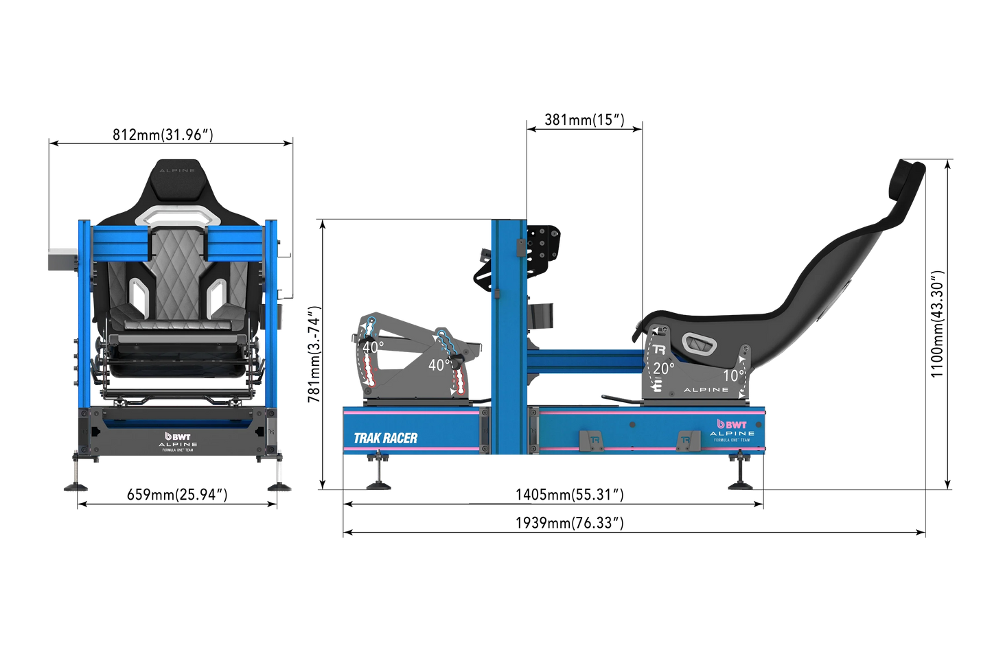 BWT Alpine Formula One™ Team TRA Hybrid Racing Simulator