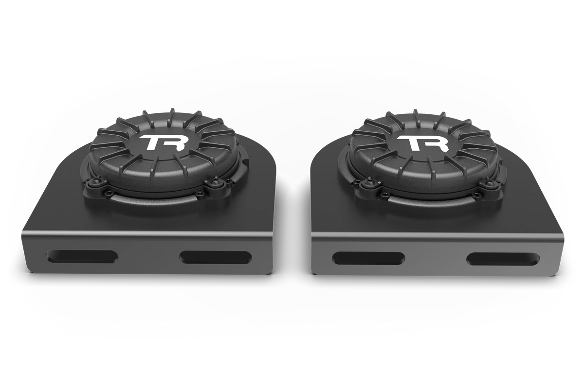 Trak Racer 4CH 40W Low-Frequency Class-D Amplifier with 2 Bass Shakers and Rig Mounts